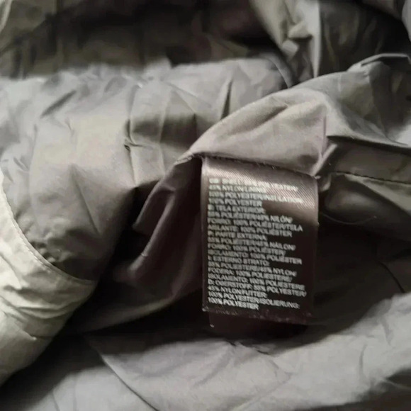 The North Face Woman Trendy Mid-length Down Jacket Silver Grey S - Picture 4 of 5